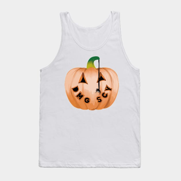 Damaged Society Merch Dmg Scy Pumpkin Tank Top by L-Ison